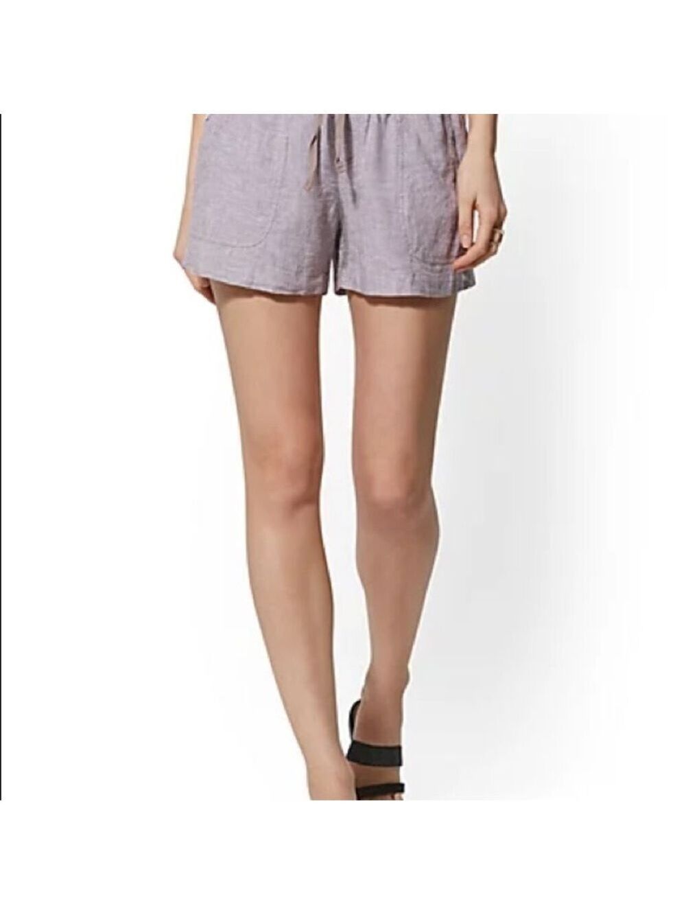 New York & Company 𝅺Soho Brand Linen Shorts
